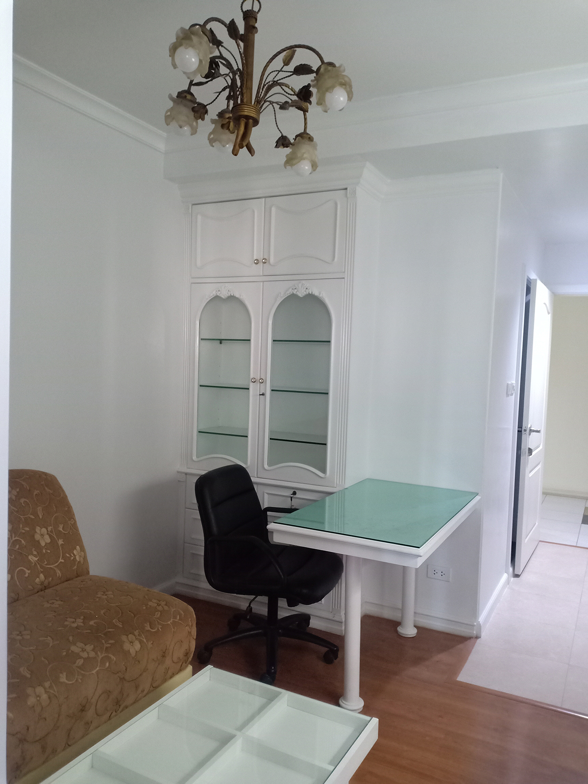 Grand Park View Asoke Rent 1 bedroom mid floor living CondoDee