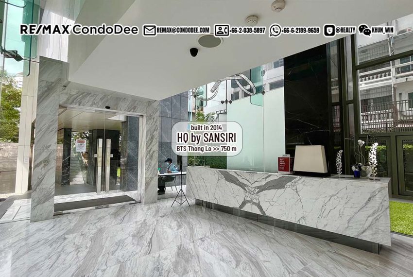 HQ by Sansiri luxury condo sale Thonglor