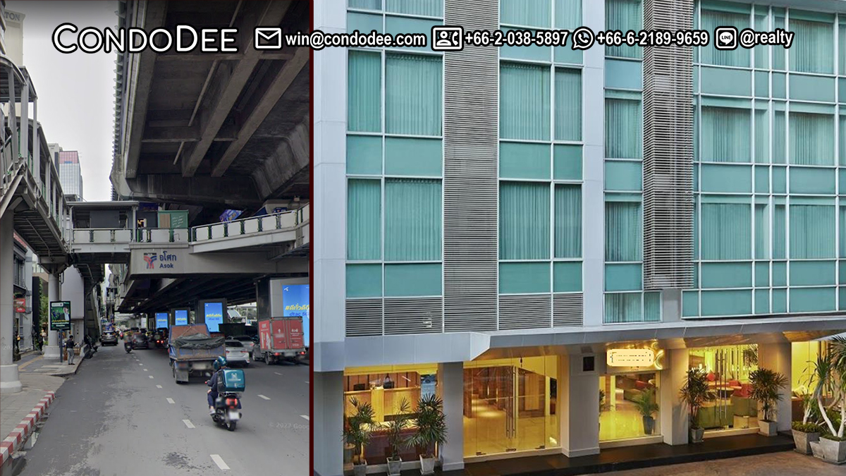 This hotel in the Bangkok center near Asoke BTS is available for sale now