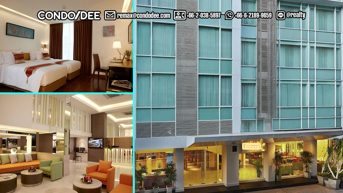 This hotel in the Bangkok center near Asoke BTS is available for sale now.