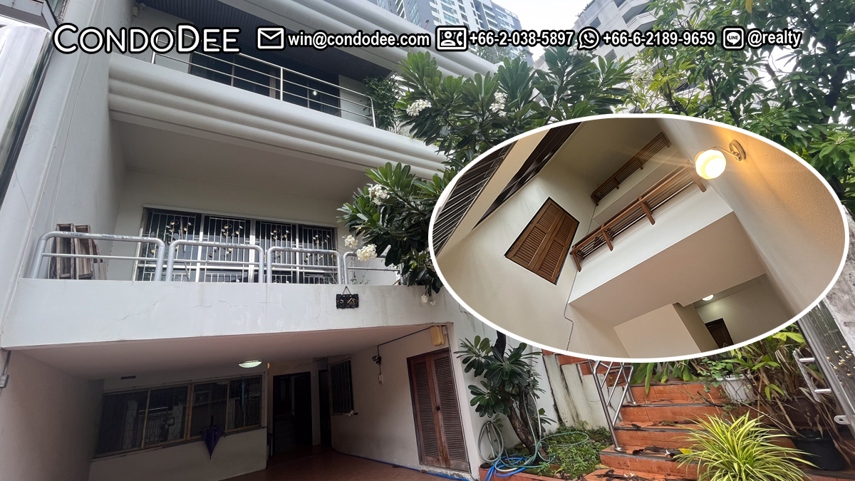 This house on Sukhumvit 31 requires renovation, and it's available for sale now.