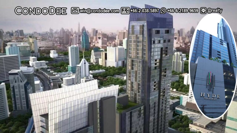 Hyde Sukhumvit 13 condo building near BTS Nana in Bangkok | อาคารคอนโดไฮด์ สุขุมวิท 13 ใกล้สถานี BTS นานา ในกรุงเทพฯ