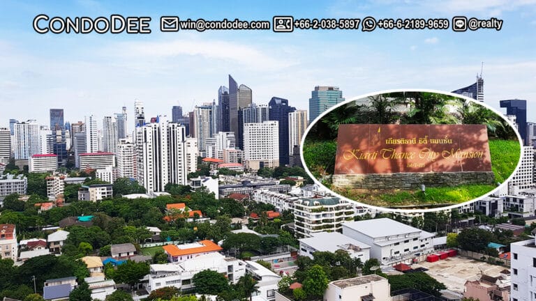 Kiarti Thanee City Mansion Sukhumvit 31 is a pet-friendly condo for sale in Bangkok near Srinakharinwirot University that was built in 1996