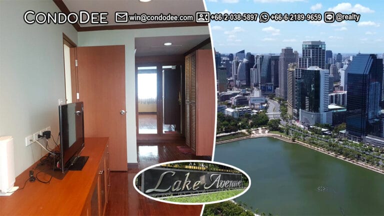 Large 1-bedroom condo for sale in Lake Avenue Asoke Bangkok | คอนโด 1 ห้องนอนขนาดใหญ่ขายที่เลค อเวนิว อโศก กรุงเทพฯ