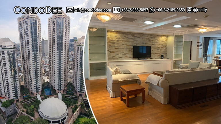 This large condo in Sukhumvit 24 is available now for sale in President Park condominium in Phrom Phong in Bangkok CBD