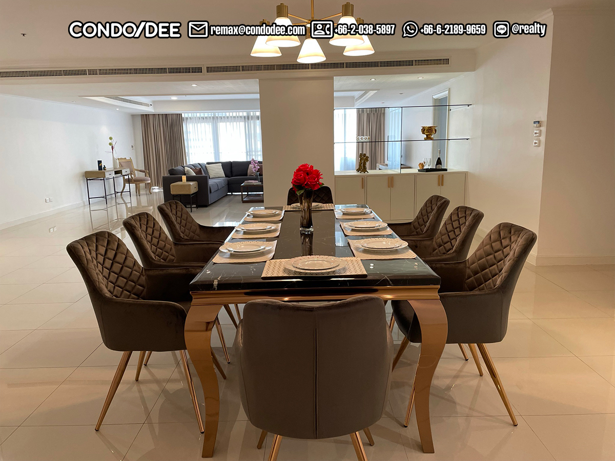 A large luxury apartment for sale with a tenant is available now in Kallista Mansion Sukhumvit 11