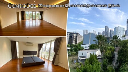 This large quiet condo in Thonglor is a rare property that is available now in the La Citta Penthouse condominium on Thonglor 8 in Bangkok CBD at a very good price