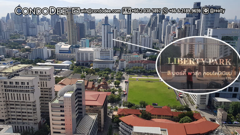 Liberty Park Sukhumvit 23 condo for sale in Bangkok in Asoke near Srinakharinwirot University was completed in 1993