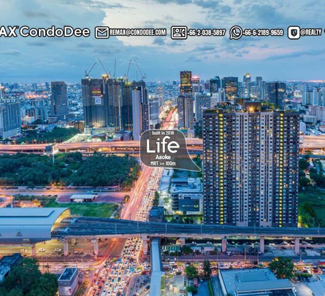 Life Asoke apartments for sale in Bangkok near Phetchaburi MRT and Makkasan Airport Rail Link