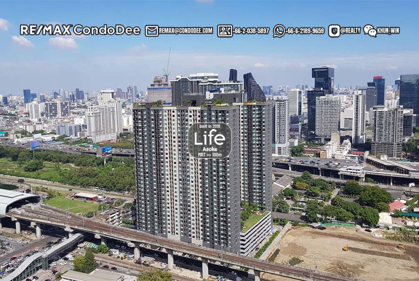 Life Asoke condo sale Bangkok MRT Phetchaburi