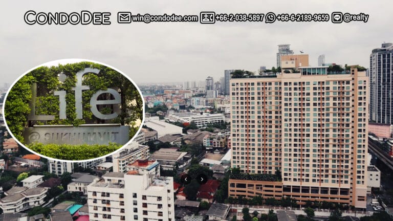 Life @ Sukhumvit 65 Ekkamai condo for sale near BTS Phra Khanong in Bangkok was built by AP Thai PCL in 2008