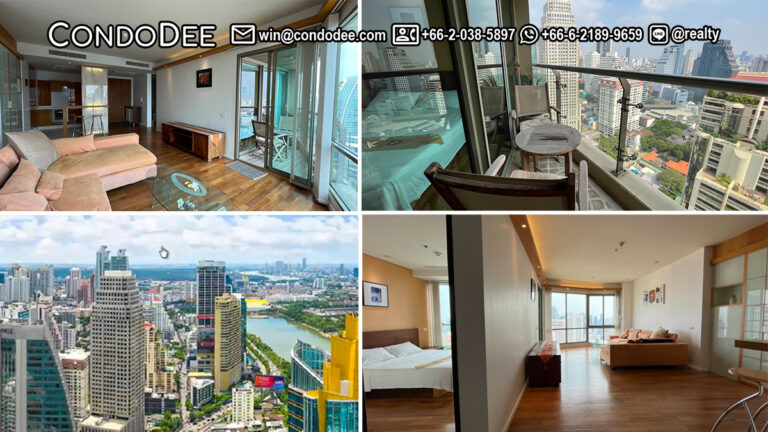 This luxury 1-bedroom condo near a park is available now in a popular The Lakes condominium located just near BTS Asoke in Bangkok CBD
