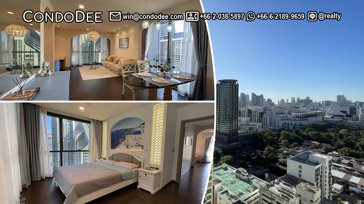 This luxury 2-bedroom condo is located near BTS and it's available now for sale in The Line Ratchathewi condominium in Bangkok CBD