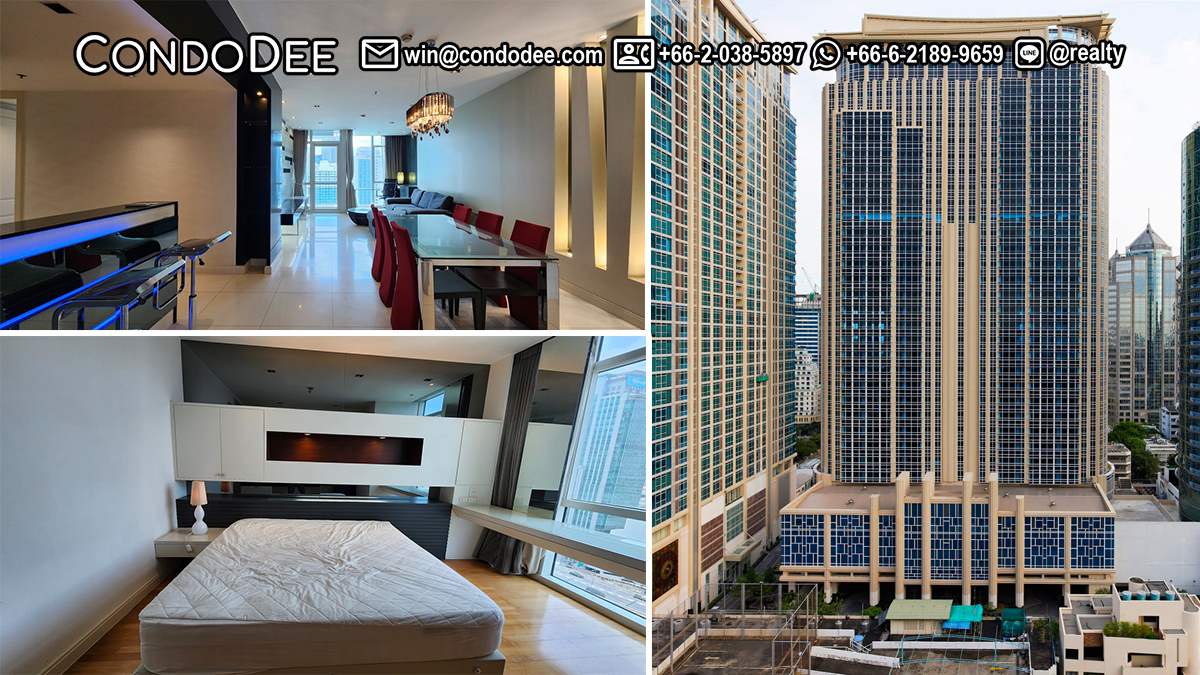 This luxury apartment on Wireless Road is available now in a popular Athenee Residence condominium near BTS Ploenchit in Bangkok CBD