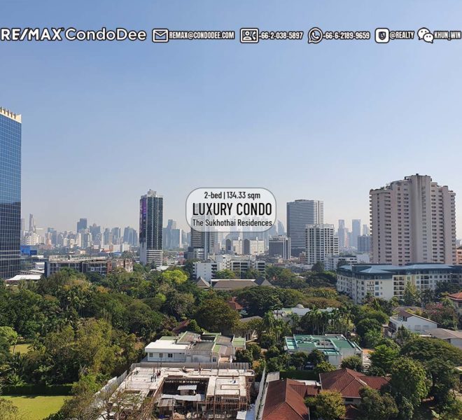 Luxury Bangkok Condo sale Sukhothai Residences - view