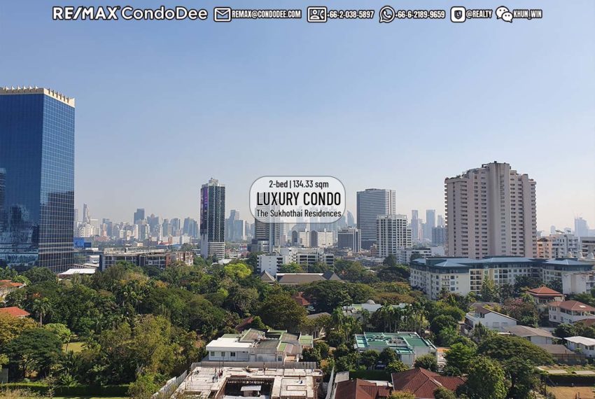 Luxury Bangkok Condo sale Sukhothai Residences - view