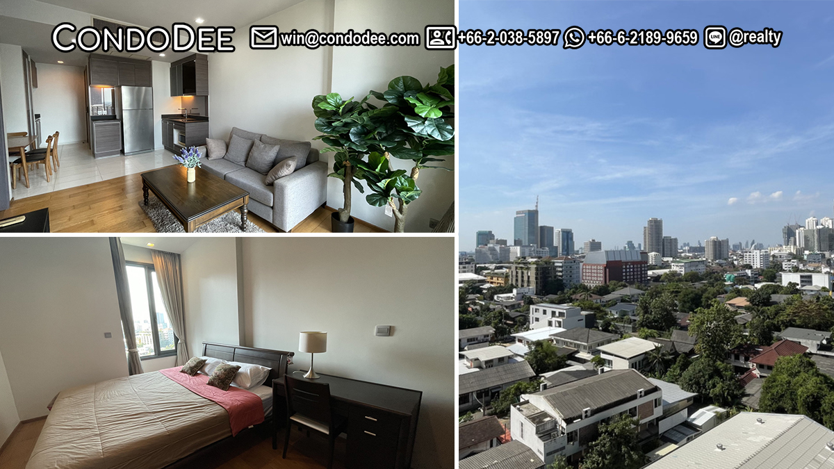 This luxury condo is located just near BTS Thonglor and features a nice greenery view. It's available now in the luxury Keyne by Sansiri condominium in Bangkok CBD at a price that makes sense
