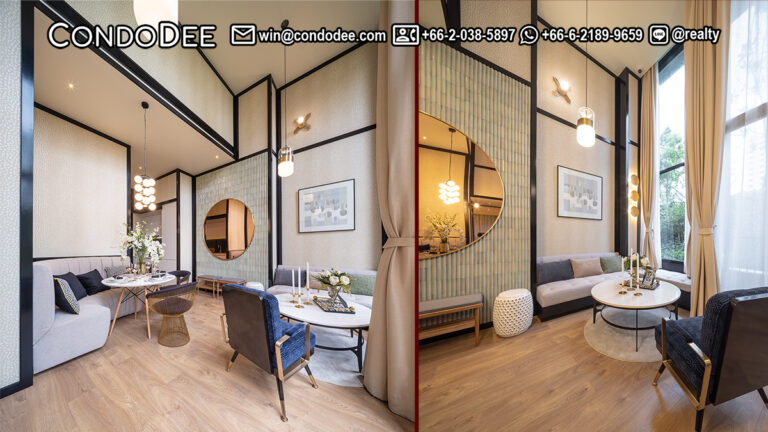 This duplex condo in Thonglor is available in Noble Form Thonglor luxury condominium (under construction) in Bangkok CBD