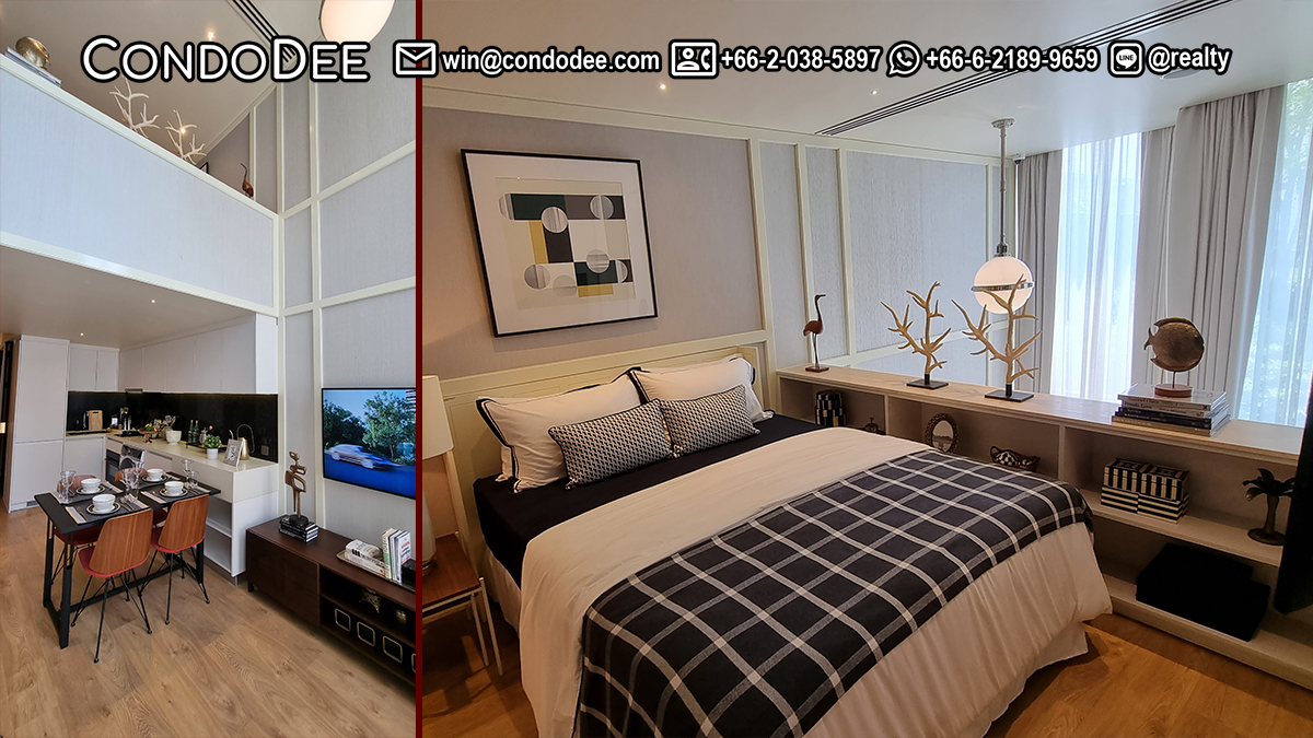 This luxury duplex in Thonglor is available in Noble Form Thonglor condominium on Sukhumvit 55 (under construction)