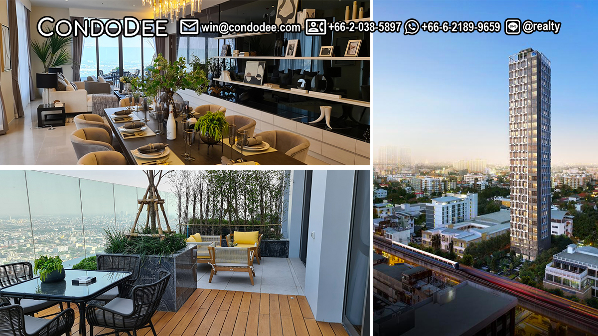 This luxury penthouse with a river view is available now in Ramada Plaza Residence Sukhumvit 48 Bangkok condotel