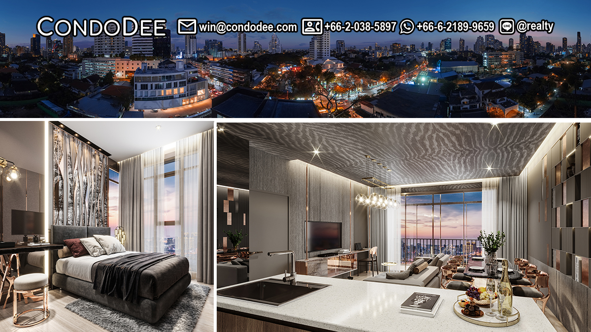 This luxury condo in Ekkamai is a new 2-bedroom unit available now at a special promotional price for foreign owners only by CondoDee Eternal Property in Bangkok CBD