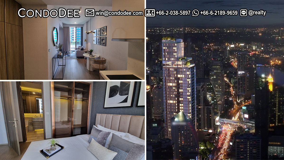 This luxury condo for sale on Sukhumvit 21 is available now in a new and popular Celes Asoke condominium near BTS and MRT Sukhumvit in Bangkok CBD
