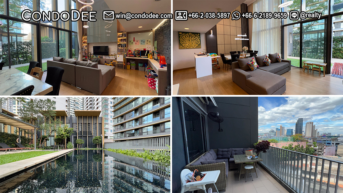 This luxury duplex condo in Prompong is available now in Lumpini 24 condominium on Sukhumvit 24