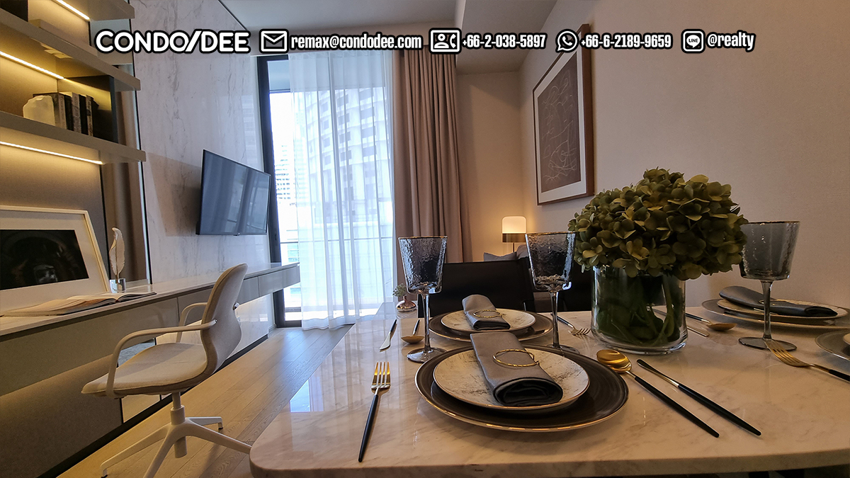 A luxury new condo for sale is available now on Sukhumvit 21 in Celes Asoke condominium 