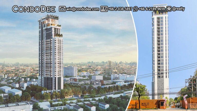 Maru Ekkamai 2 Sukhumvit 63 luxury condo for sale in Bangkok was built in 2020 by Major Development PCL