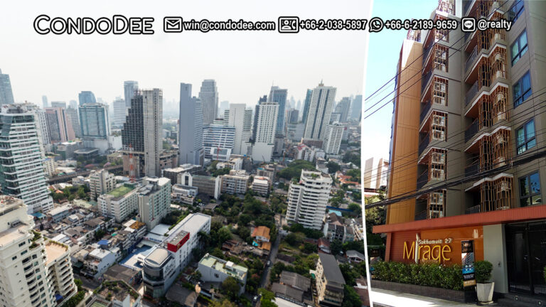 Mirage Sukhumvit 27 Asoke condo for sale near BTS Asok | คอนโด มิราจ สุขุมวิท 27 ใกล้บีทีเอส อโศก