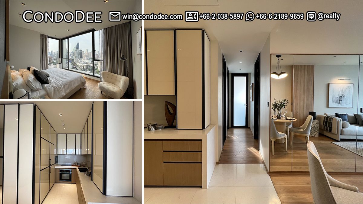 This modern luxury condo for sale near BTS Thonglor with 2 bedrooms is available now in BEATNIQ Sukhumvit 32 in Bangkok CBD