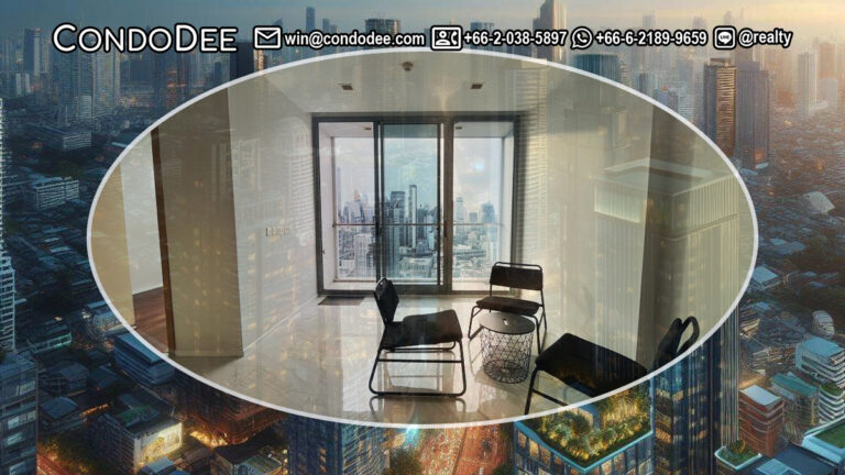 This new 2-bedroom condo near BTS Nana is a luxury property in a popular Hyde Sukhumvit 11 condominium in Bangkok CBD