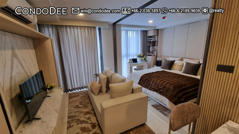 This new modern condo on Sukhumvit 23 is available now at a discounted price at Walden Asoke condominium located near Srinakharinwirot University in Prasarnmit Bangkok