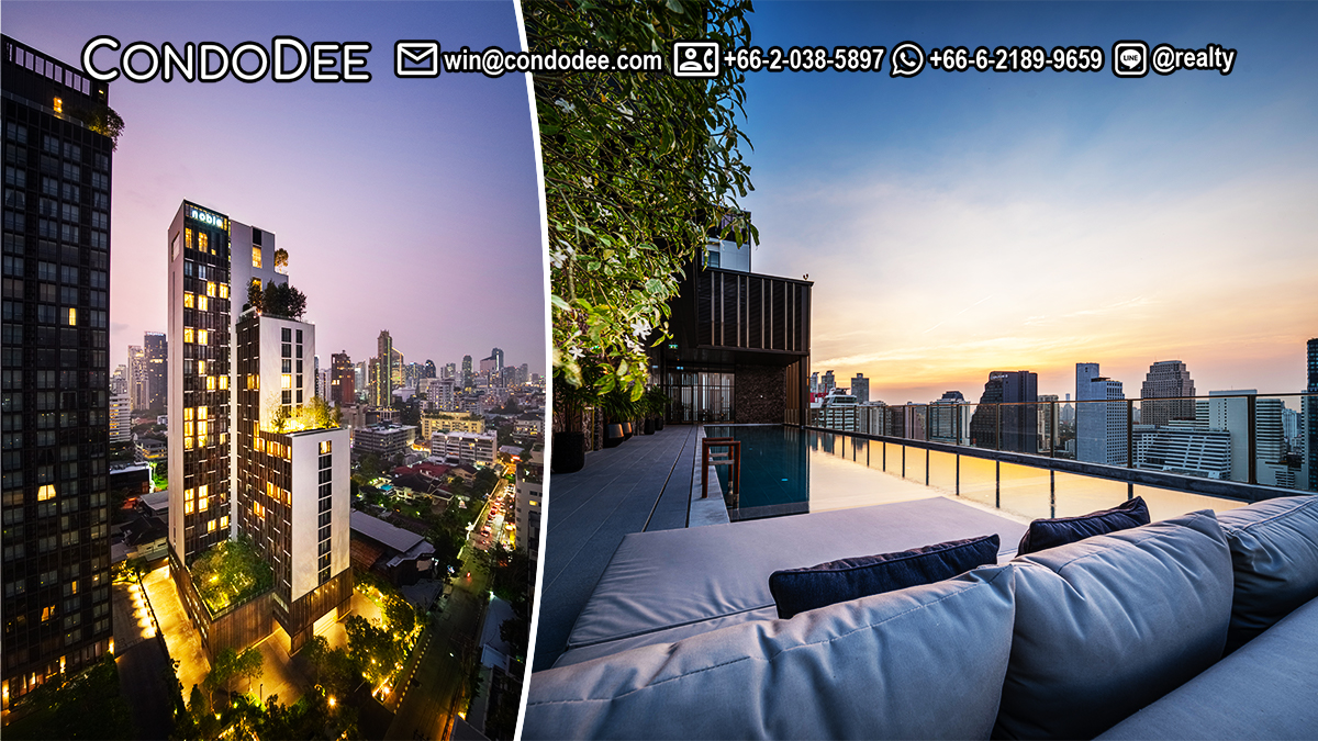 Noble Around Sukhumvit 33 luxury Bangkok condo for sale near BTS Phrom Phong was constructed in 2020