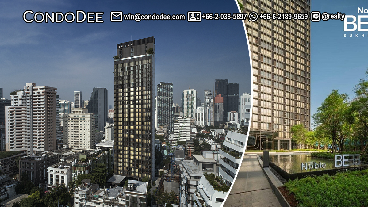 Noble Be 33 Sukhumvit 33 luxury Bangkok condo for sale near BTS Phrom Phong was built by Noble Development PCL in 2020