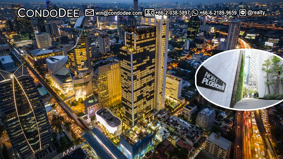 Noble Ploenchit Bangkok luxury condo for sale near BTS Ploenchit was completed in 2017