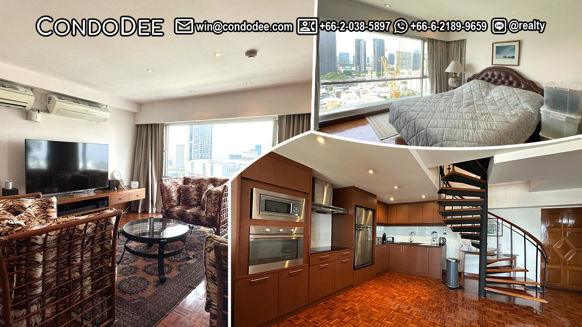 This penthouse duplex in Ladprao is available now in the Vibhavadi Suite Lat Phrao condominium in Bangkok's new CBD
