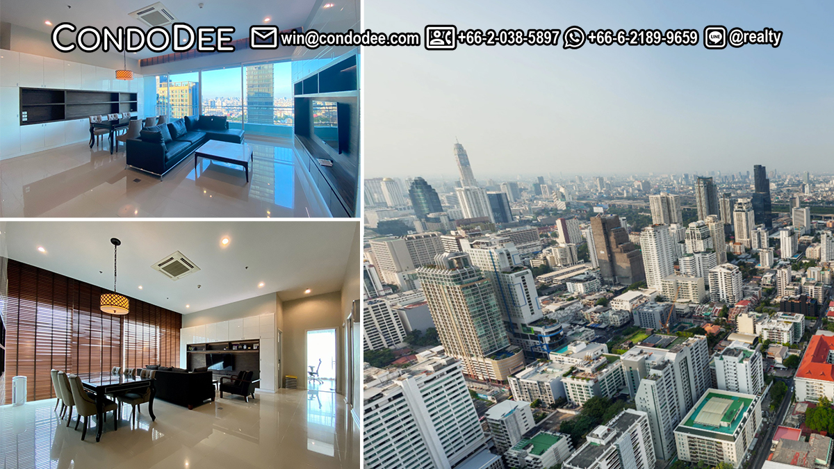 This penthouse with high ceilings in Phetchaburi Nana is available now in the Circle condominium