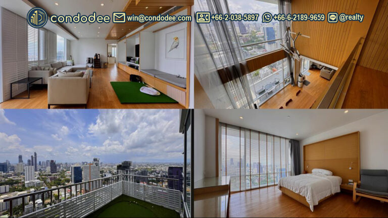 Main Sukhumvit Road penthouse duplex for sale in Bangkok | เพนท์เฮ้าส์ 2 ชั้น สุขุมวิท ติดถนนใหญ่ กรุงเทพ