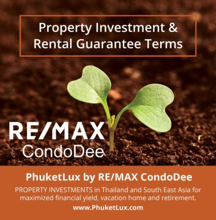 Property investments with Rental Guarantee in Phuket