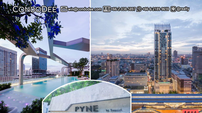 Pyne By Sansiri Ratchathewi luxury condo for sale near BTS Ratchathewi at Phetchaburi Road was completed in 2013