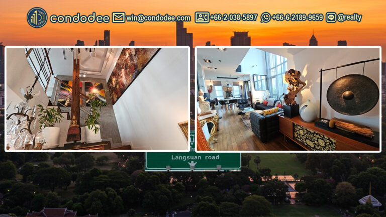 Baan Na Varang Langsuan duplex condo for sale | คอนโด ดูเพล็กซ์ บ้าน ณ วราง หลังสวน สำหรับ ขาย