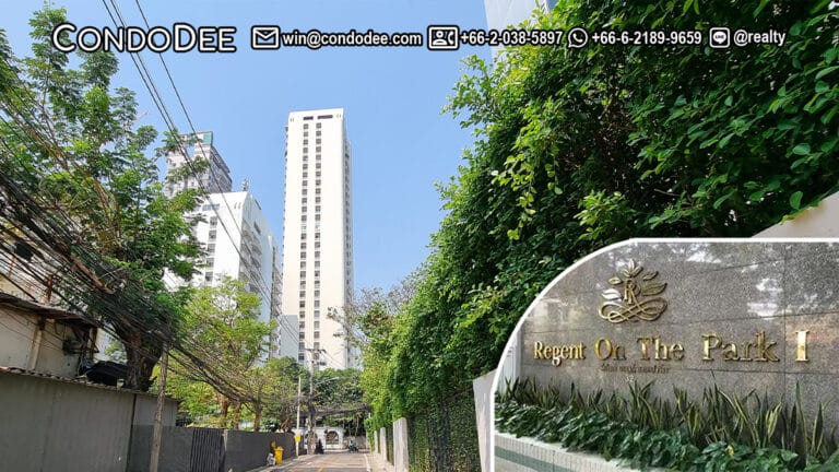 Regent on the Park 1 condo for sale Sukhumvit 26 – spacious pet-friendly condo near BTS Phrom Phong | คอนโด รีเจ้นท์ ออน เดอะ พาร์ค 1 ขาย สุขุมวิท 26