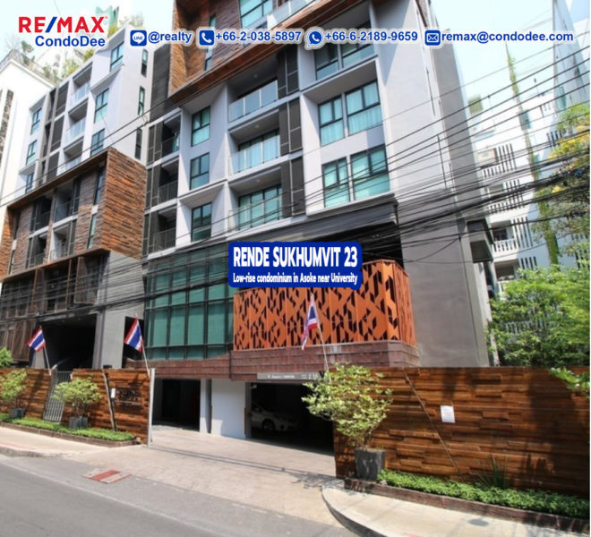 Rende Sukhumvit 23 condo - REMAX Bangkok