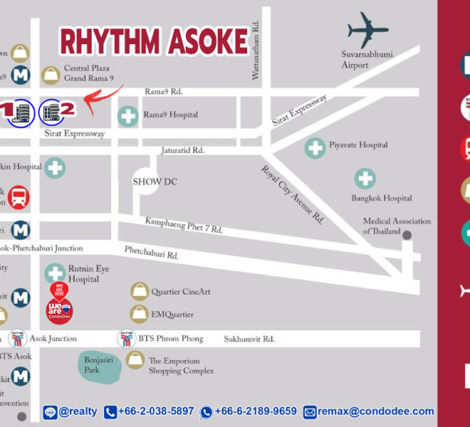 Rhythm Asoke condo sale Bangkok MRT Rama 9