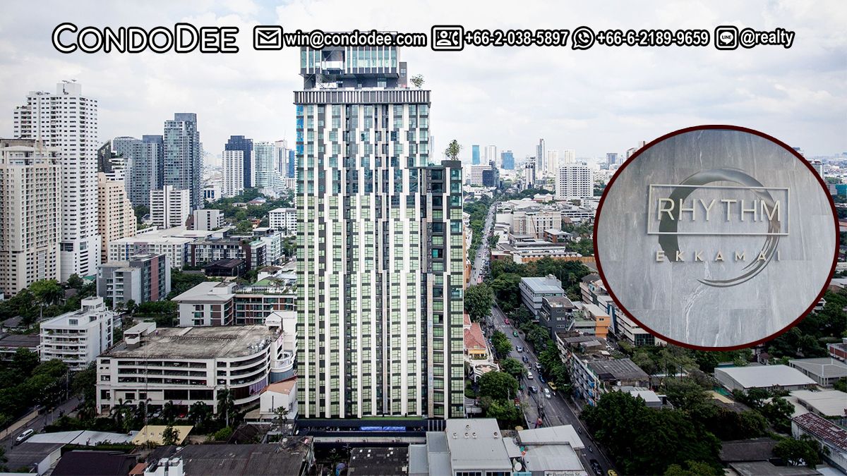 Rhythm Ekkamai Sukhumvit 63 condo for sale in Bangkok near BTS was developed by AP (Thailand) PCL and completed in 2018.