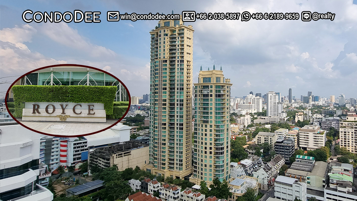 Royce Private Residences Sukhumvit 31 luxury Bangkok condo for sale on Sukhumvit 31 was constructed in 2012 by Major Development PCL