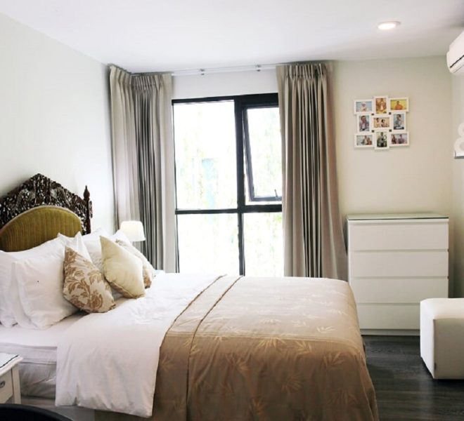 Corner condo for sale in Asoke - 1 bedroom - low-rise - Rende Sukhumvit 23