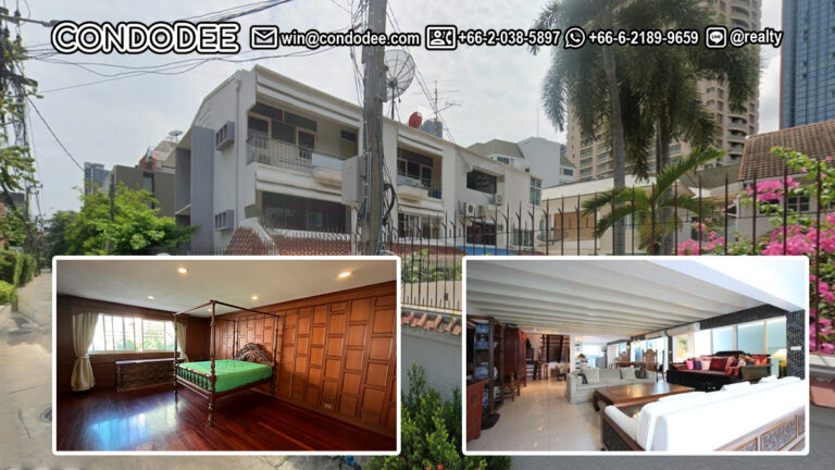 This Sathorn townhouse for sale is real estate in Sathorn (in Suanplu).
