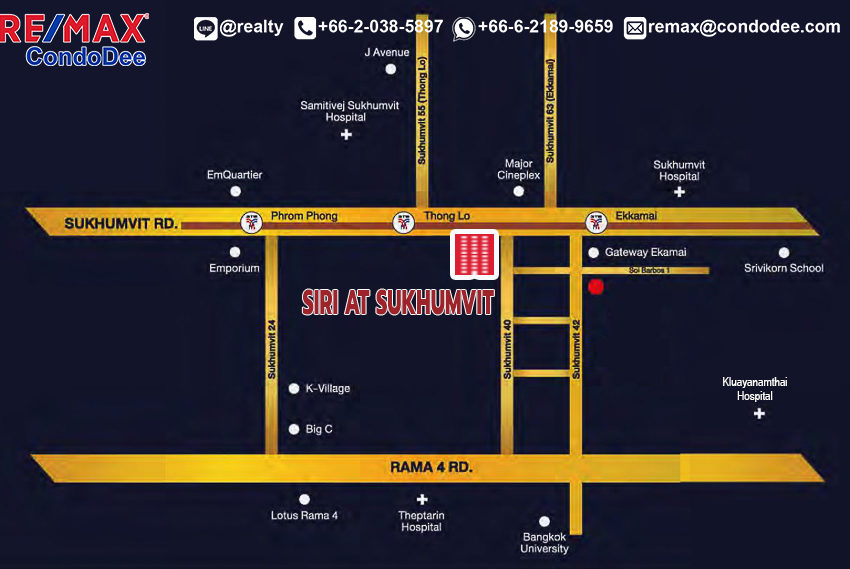 Siri At Sukhumvit 42 Condominium Near Bts Thong Lo Remax Bangkok